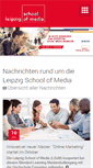 Mobile Screenshot of leipzigschoolofmedia.de